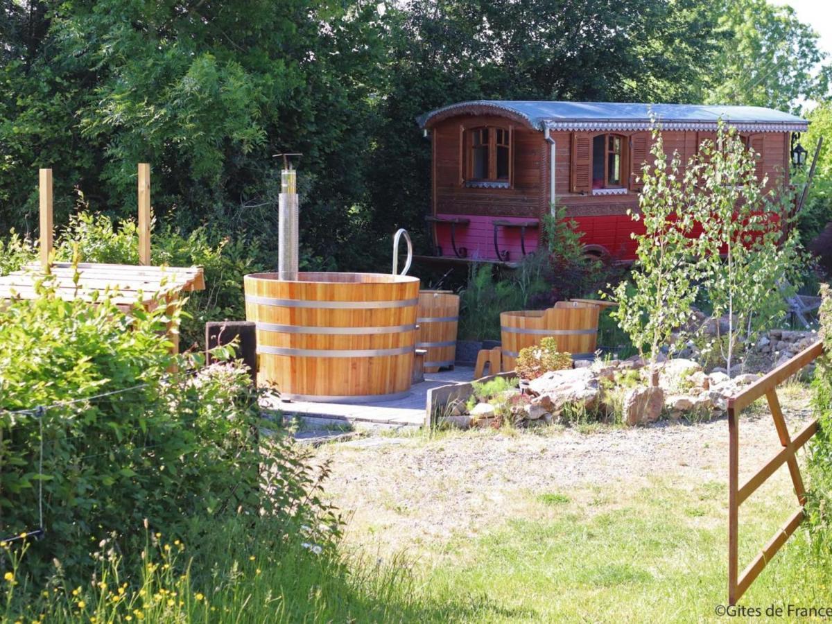 Maison Isolee Avec Spa Nordique, Piscine Et Jardin Privatif Au Coeur De La Nature - Fr-1-497-116 Villa La Lande-de-Goult Exterior foto